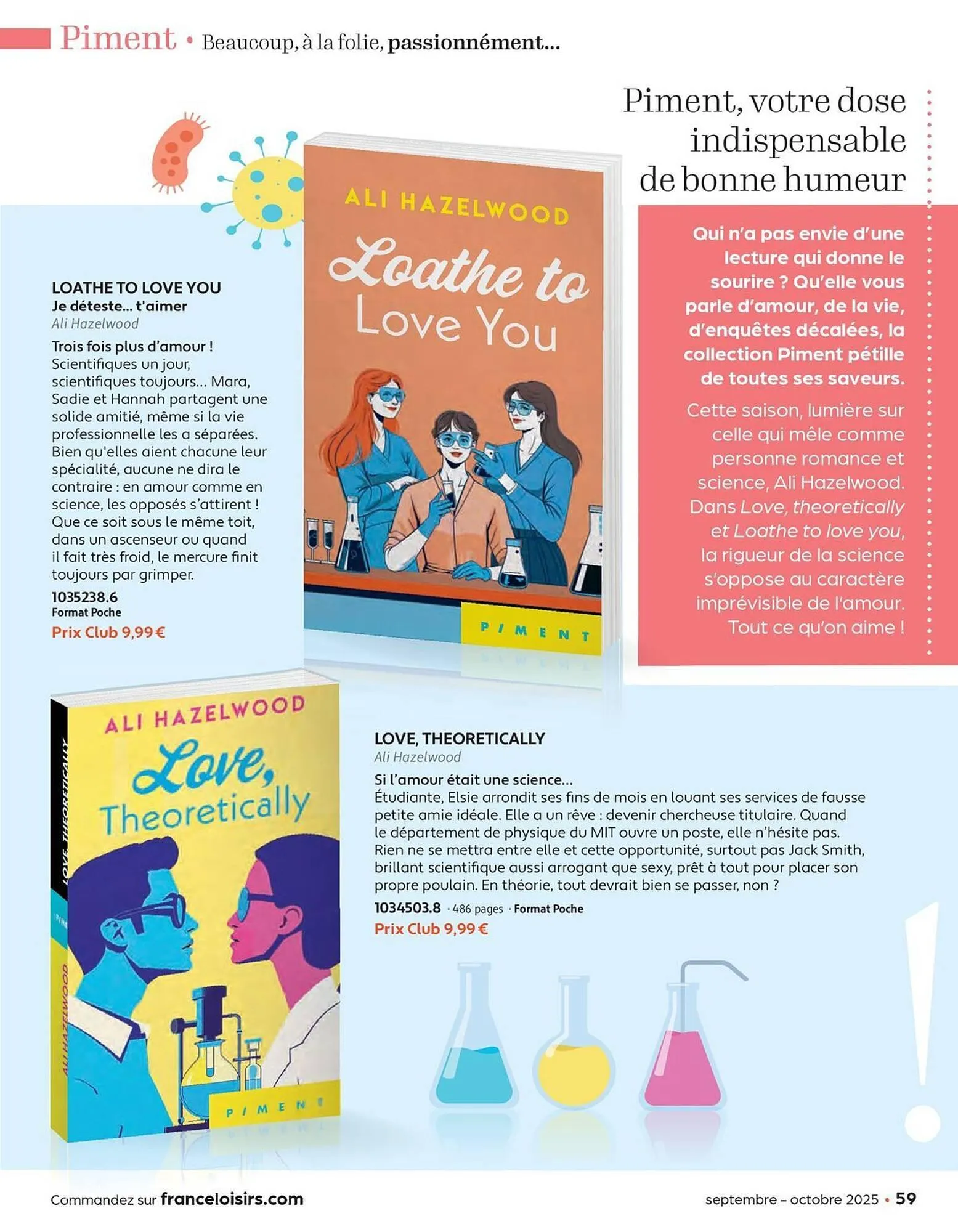 Catalogue France Loisirs du 1 septembre au 31 octobre 2025 - Catalogue page 59