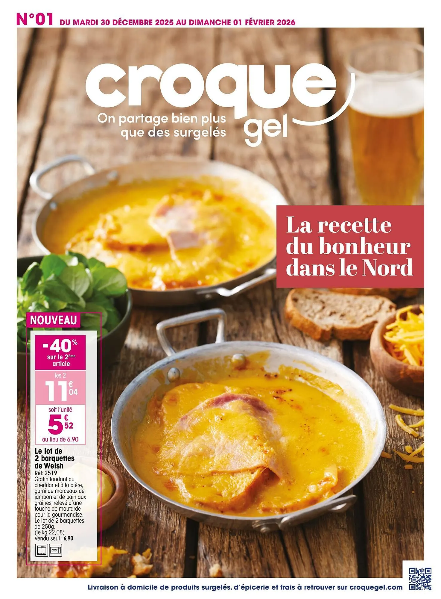 Catalogue Croque Gel du 30 décembre au 1 février 2026 - Catalogue page 1