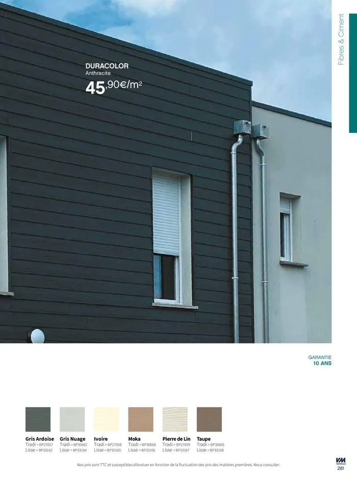 Extériéurs du 14 mars au 20 janvier 2026 - Catalogue page 281