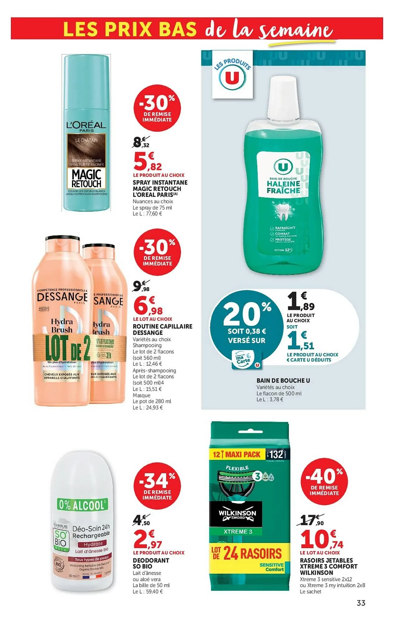 Catalogue Super U du 21 avril au 3 mai 2026 - Catalogue page 33