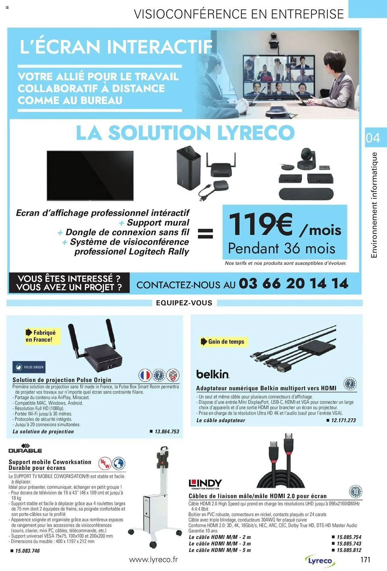 Catalogue Lyreco du 15 mai au 31 décembre 2023 - Catalogue page 171