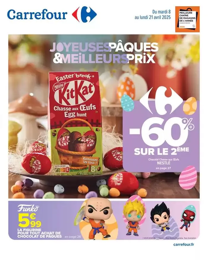 JOYEUSES PÂQUES & MEILLEURS PRIX du 8 avril au 21 avril 2025 - Catalogue page 1