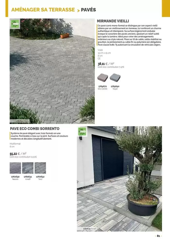 Aménagements Extérieurs 2025 du 30 avril au 31 décembre 2025 - Catalogue page 81