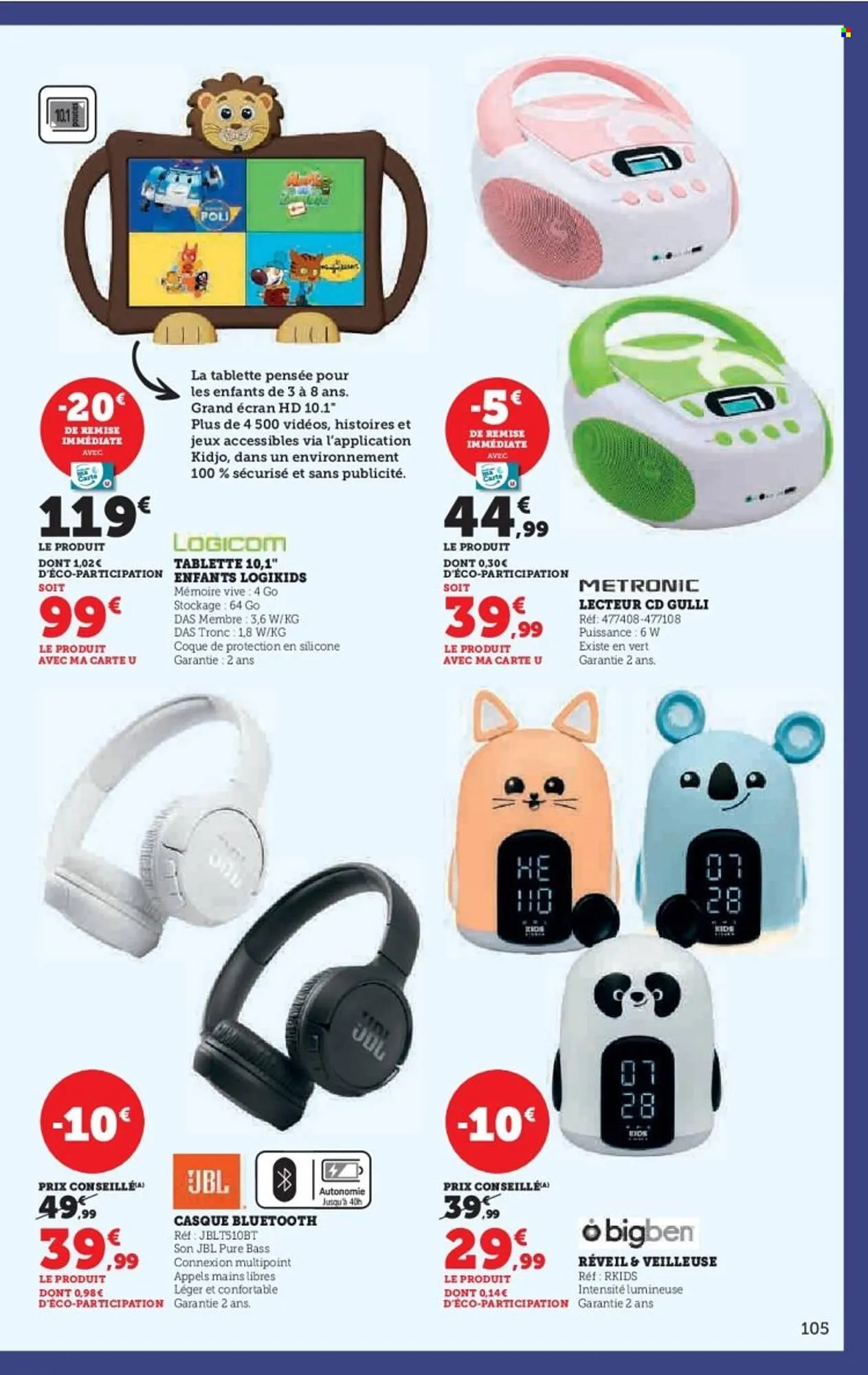 Catalogue Hyper U du 21 octobre au 7 décembre 2025 - Catalogue page 105