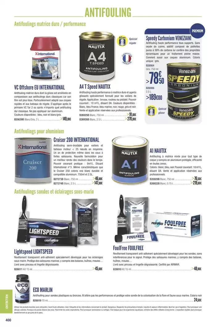 Catalogue Accastillage Diffusion 2025 du 1 janvier au 31 décembre 2025 - Catalogue page 402