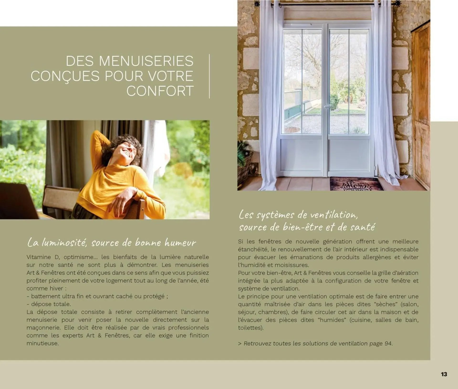 Catalogue Art & Fenêtres du 23 août au 31 décembre 2025 - Catalogue page 13