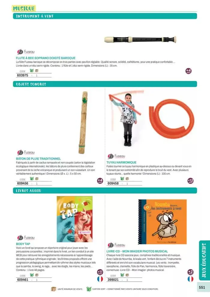 Nos Catalogues Thématiques du 1 janvier au 31 décembre 2025 - Catalogue page 553