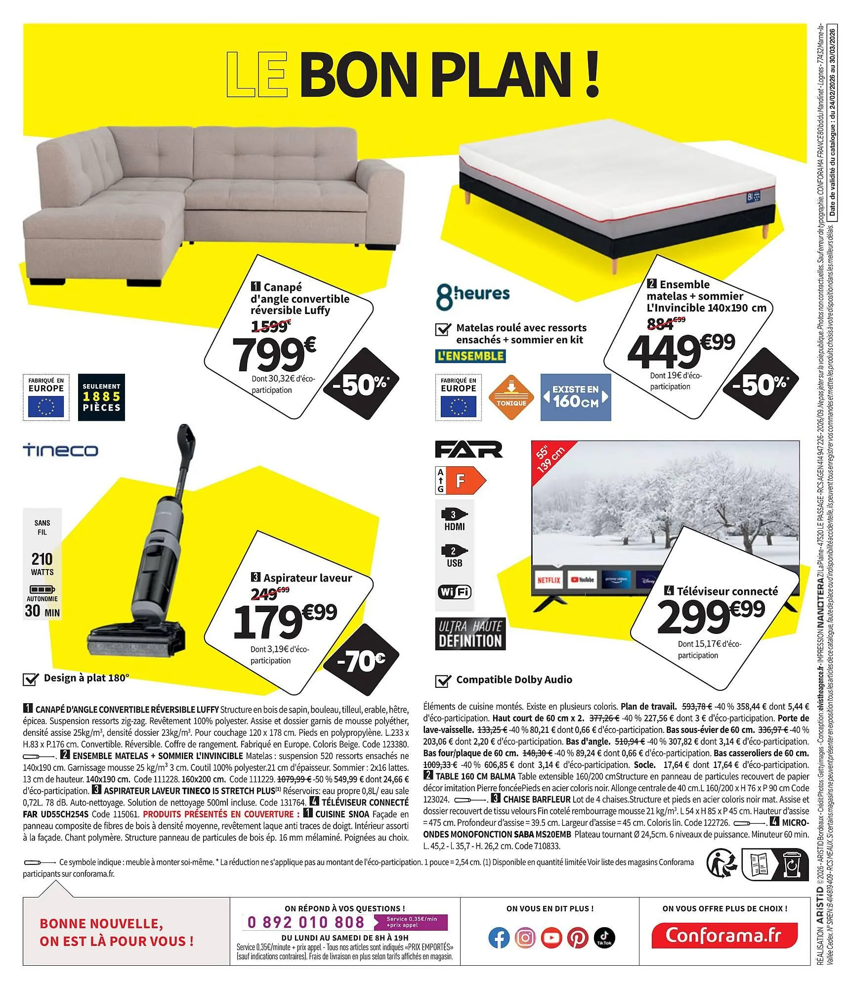 Catalogue Conforama du 24 février au 30 mars 2026 - Catalogue page 48