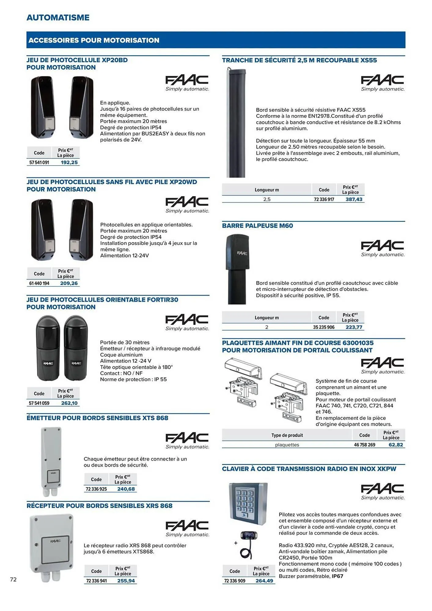 Catalogue Prolians du 2 octobre au 31 décembre 2025 - Catalogue page 72