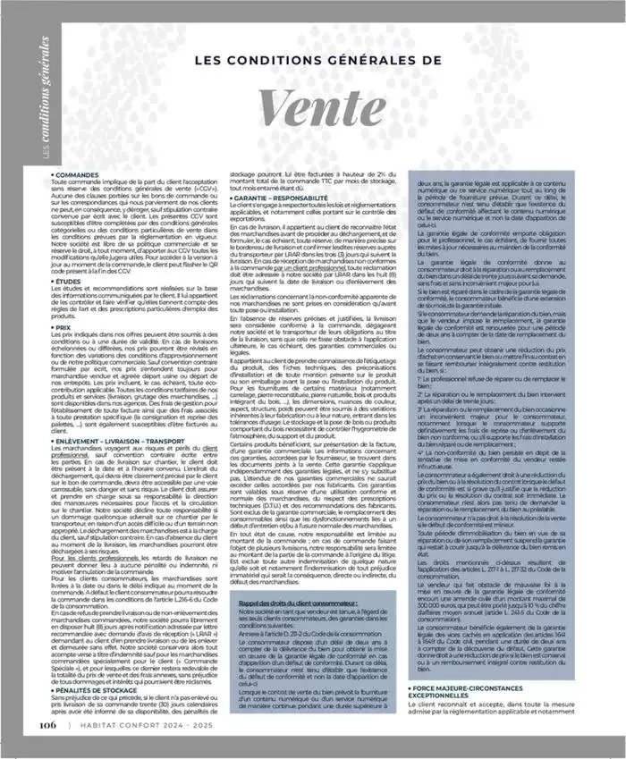 Cedeo Habitat confort du 1 octobre au 31 mai 2025 - Catalogue page 7