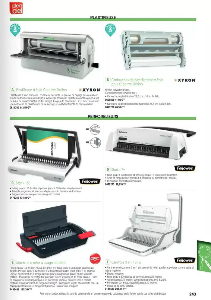 Écoles et loisirs 2025 du 1 janvier au 31 décembre 2025 - Catalogue page 243