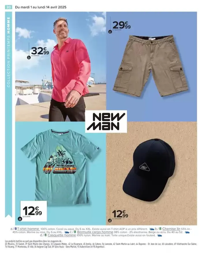 TEXTILE SPÉCIAL PRINTEMPS 2 du 1 avril au 14 avril 2025 - Catalogue page 22