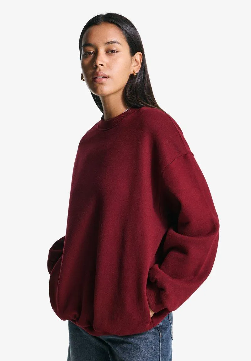 Sweatshirt - dark red