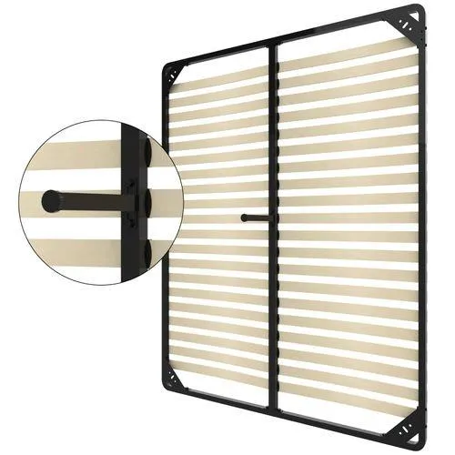 DEWINNER Cadre Lattes 160x200cm, 2x20 Lattes, Lit Avec Sommier à Lattes