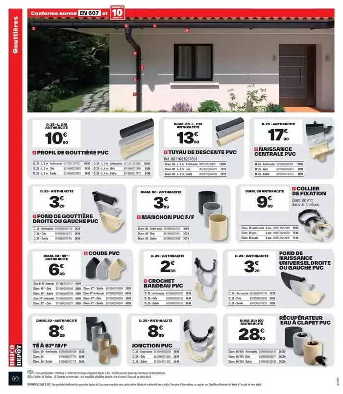 J’aménage mon extérieur à prix dépôt du 11 avril au 29 mai 2025 - Catalogue page 50