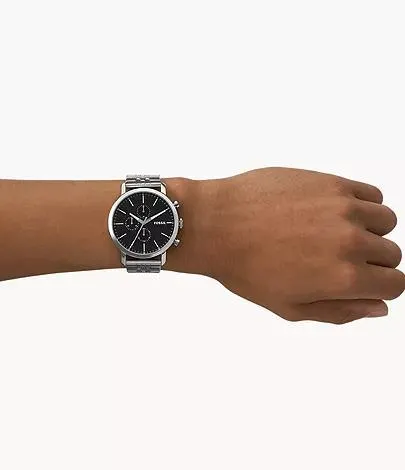 Montre Luther chronographe en acier inoxydable