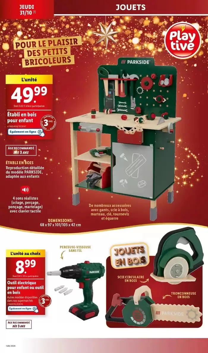 Bénéficiez de promotions sur une sélection de produits, incluant viande, fruit et fromage du 30 octobre au 5 novembre 2024 - Catalogue page 48