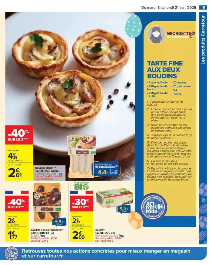 JOYEUSES PÂQUES & MEILLEURS PRIX du 8 avril au 21 avril 2025 - Catalogue page 17