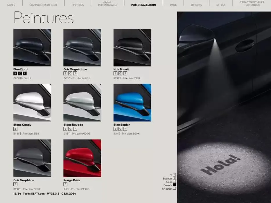 SEAT Leon 5 portes du 11 novembre au 9 novembre 2025 - Catalogue page 12