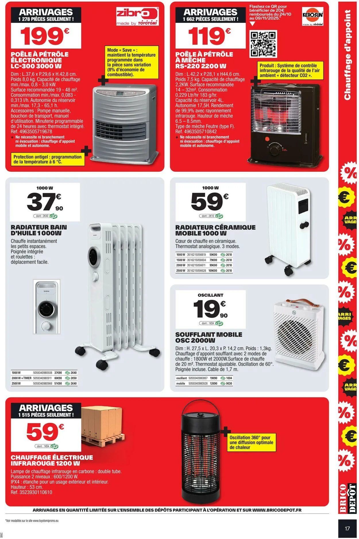 Brico Dépôt Catalogue actuel du 23 octobre au 6 novembre 2025 - Catalogue page 17