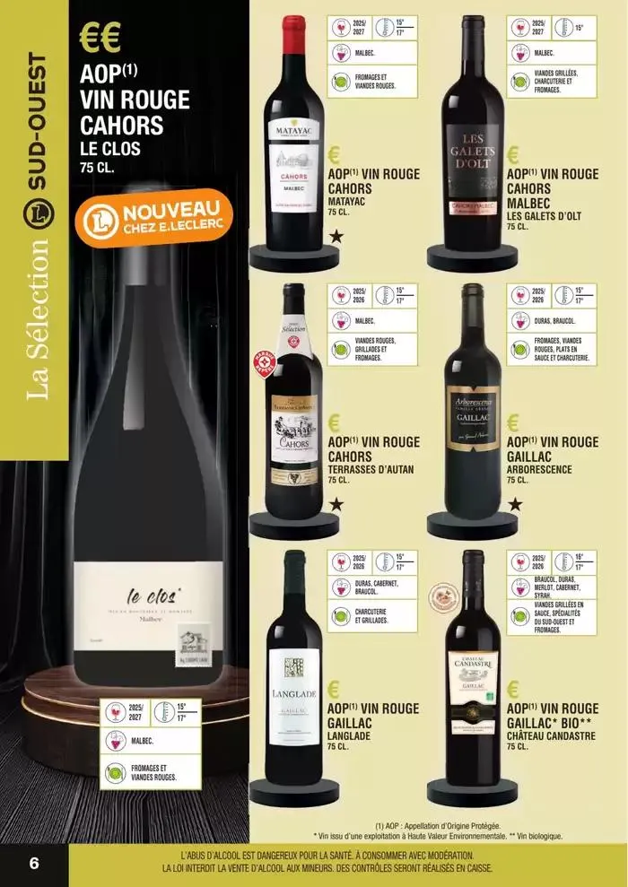 GUIDE DES VINS 2025 2026 du 27 février au 31 janvier 2027 - Catalogue page 6