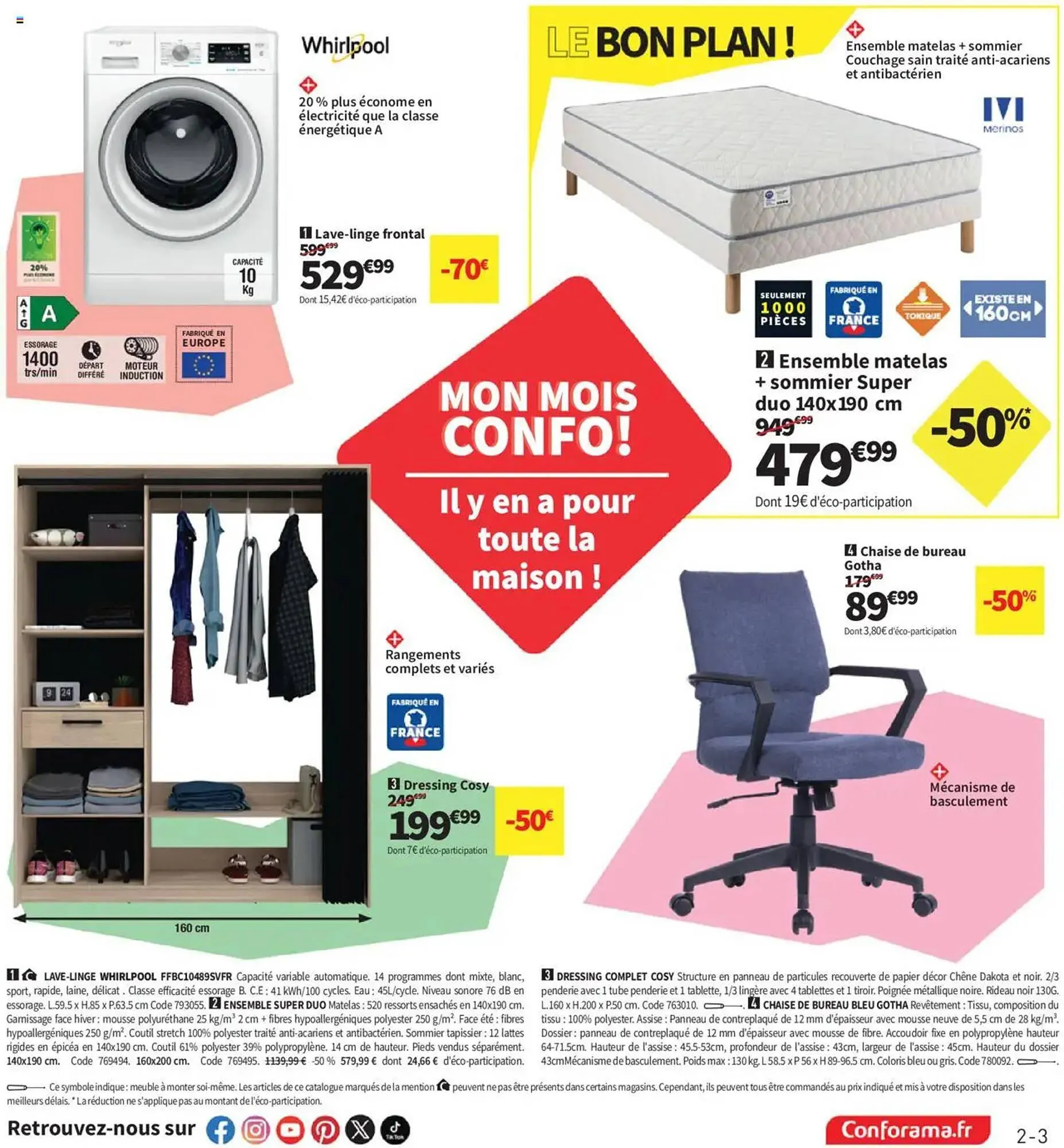 Catalogue Conforama du 22 avril au 26 mai 2025 - Catalogue page 3