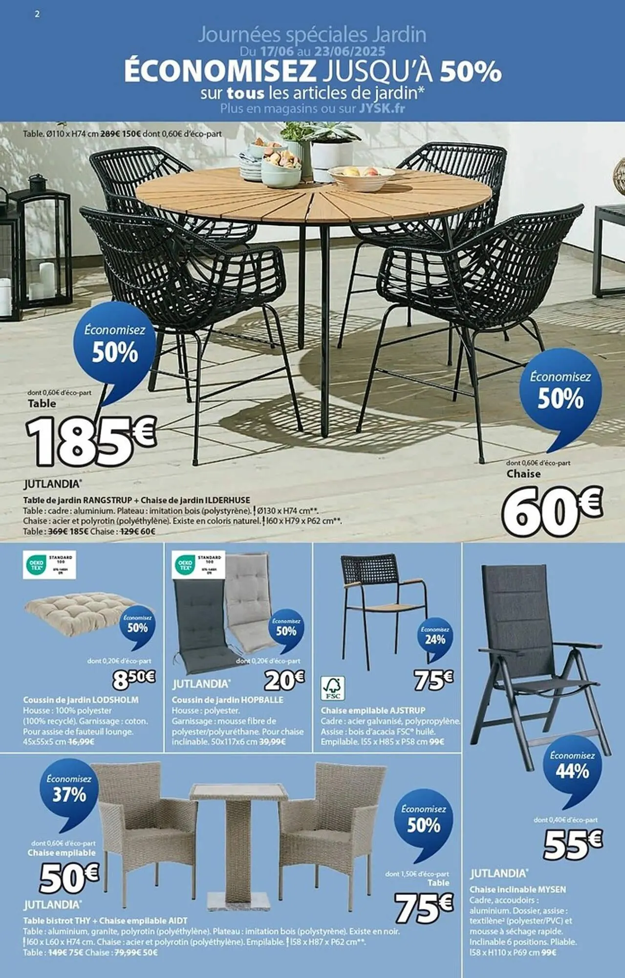 Catalogue JYSK du 17 juin au 21 juillet 2025 - Catalogue page 2