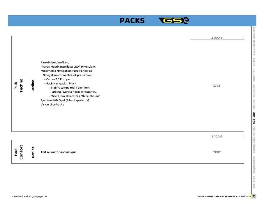 Opel Astra et Astra Sports Tourer du 12 mai au 12 mai 2026 - Catalogue page 22