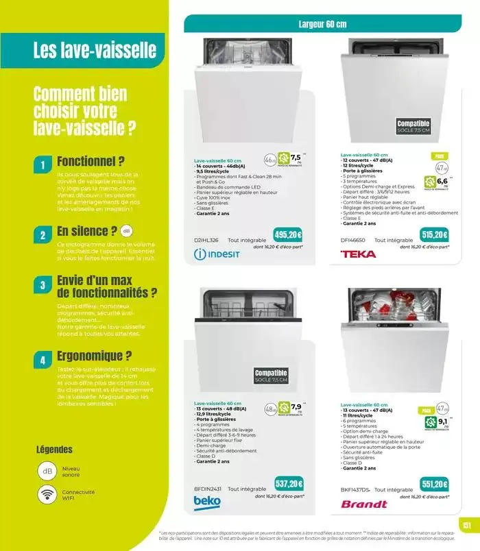 Consultez le menu avant de vous mettre en cuisine. du 7 janvier au 31 décembre 2025 - Catalogue page 151
