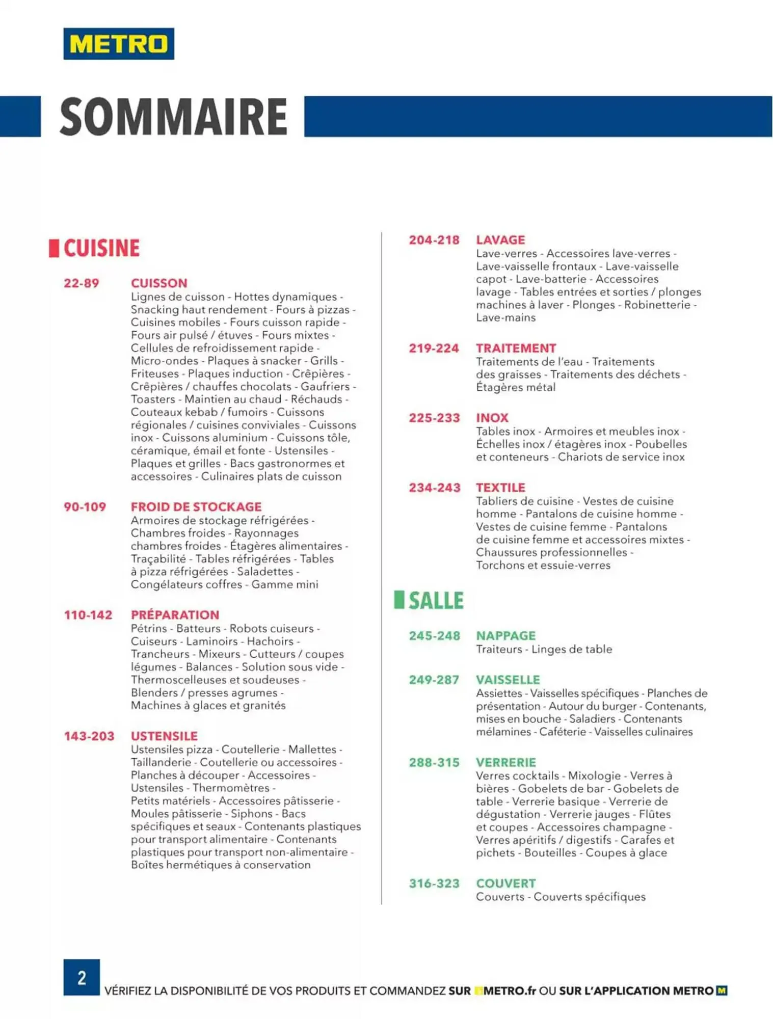 Catalogue METRO du 2 janvier au 31 décembre 2025 - Catalogue page 112