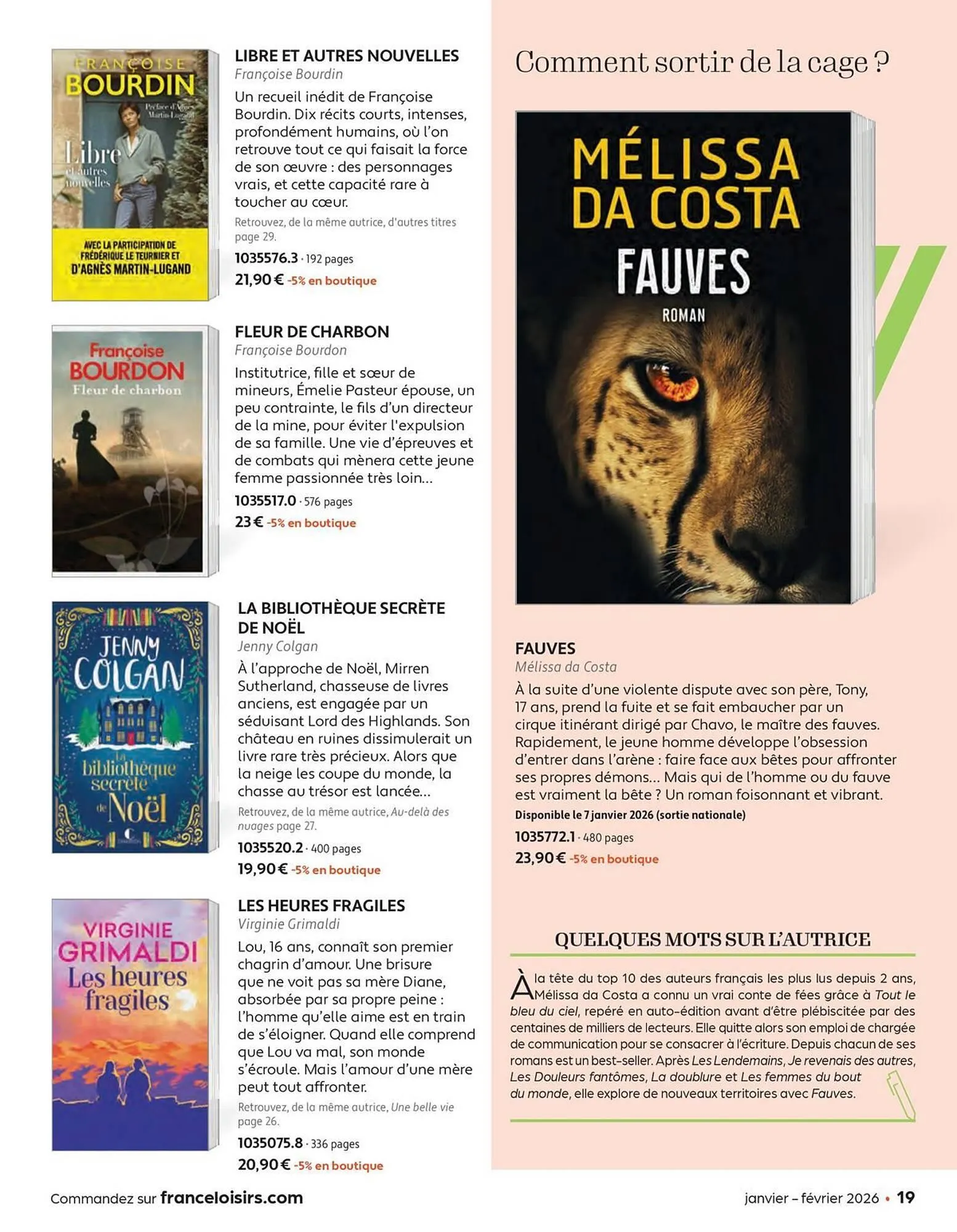 Catalogue France Loisirs du 1 janvier au 28 février 2026 - Catalogue page 19