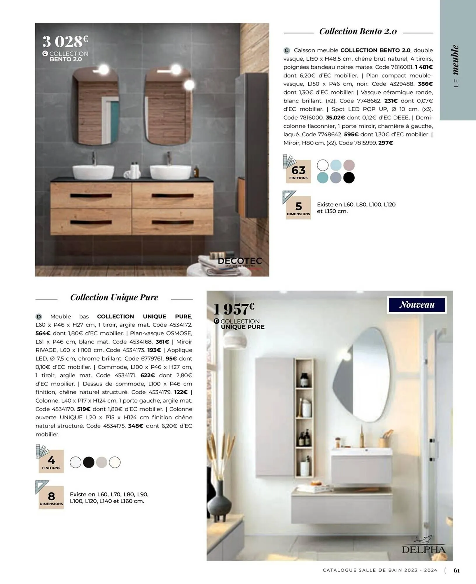 Catalogue Cedeo du 6 juillet au 31 décembre 2023 - Catalogue page 61