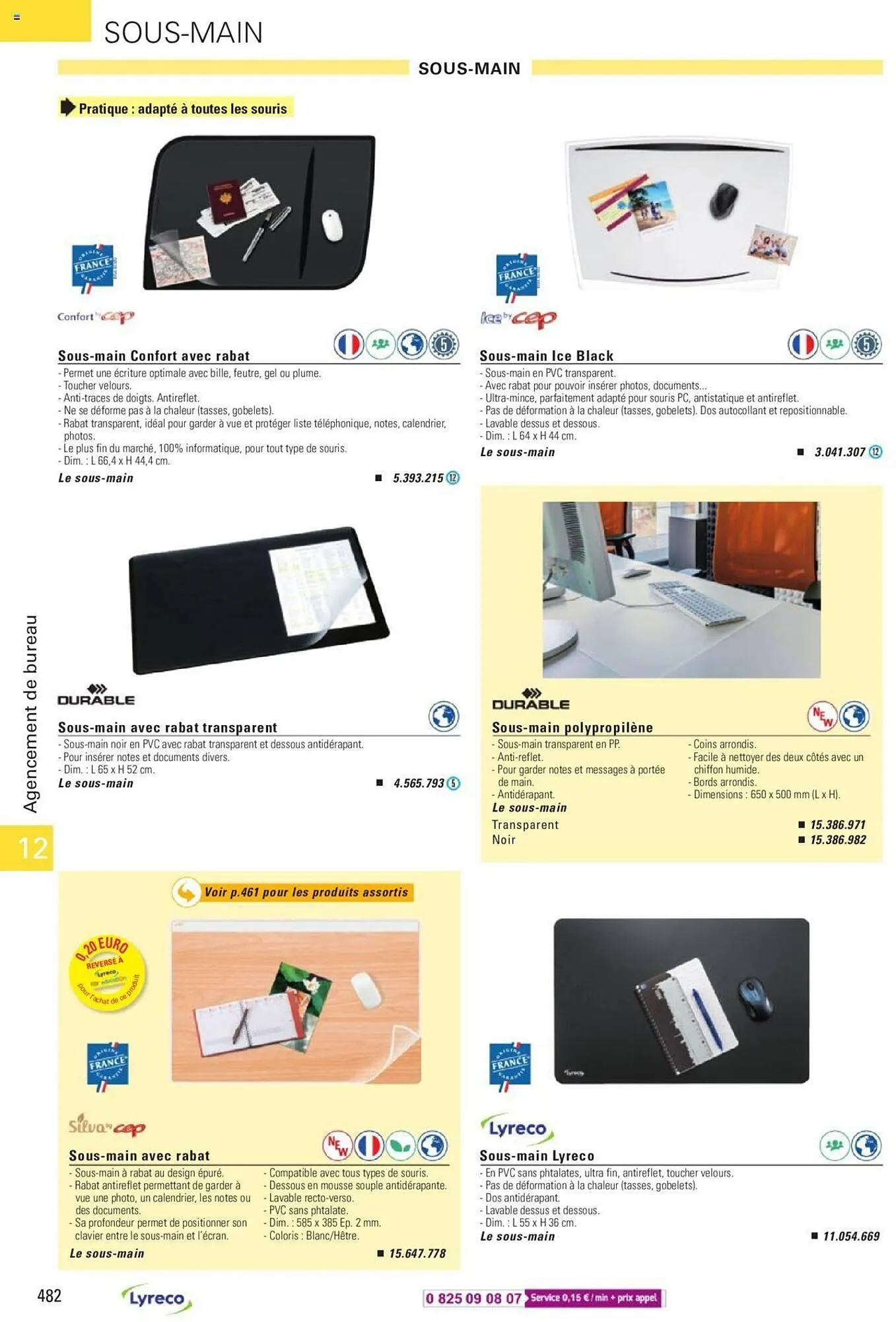 Catalogue Lyreco du 15 mai au 31 décembre 2023 - Catalogue page 482