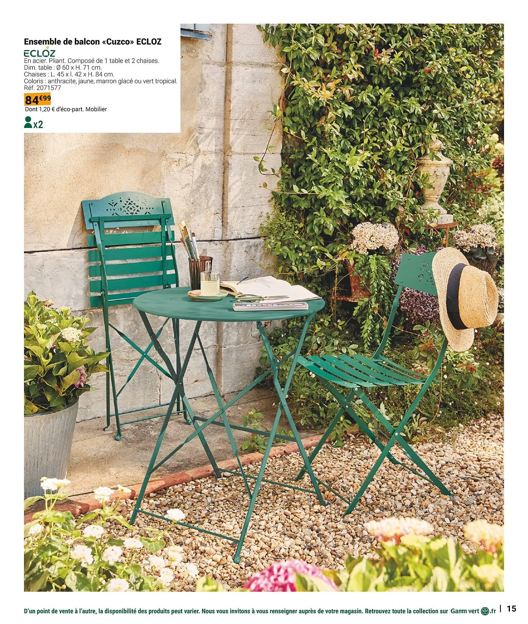 Catalogue Gamm vert du 19 mars au 1 juin 2025 - Catalogue page 15