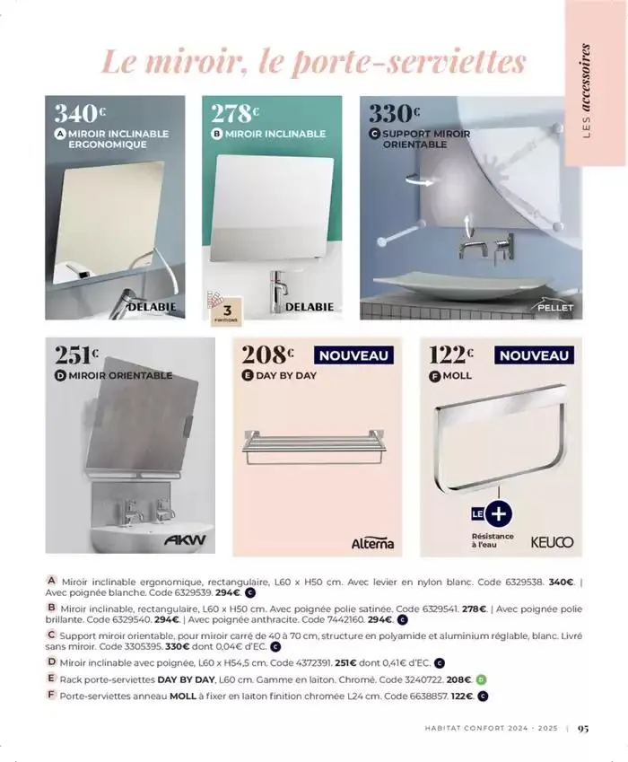 Cedeo Habitat confort du 1 octobre au 31 mai 2025 - Catalogue page 102