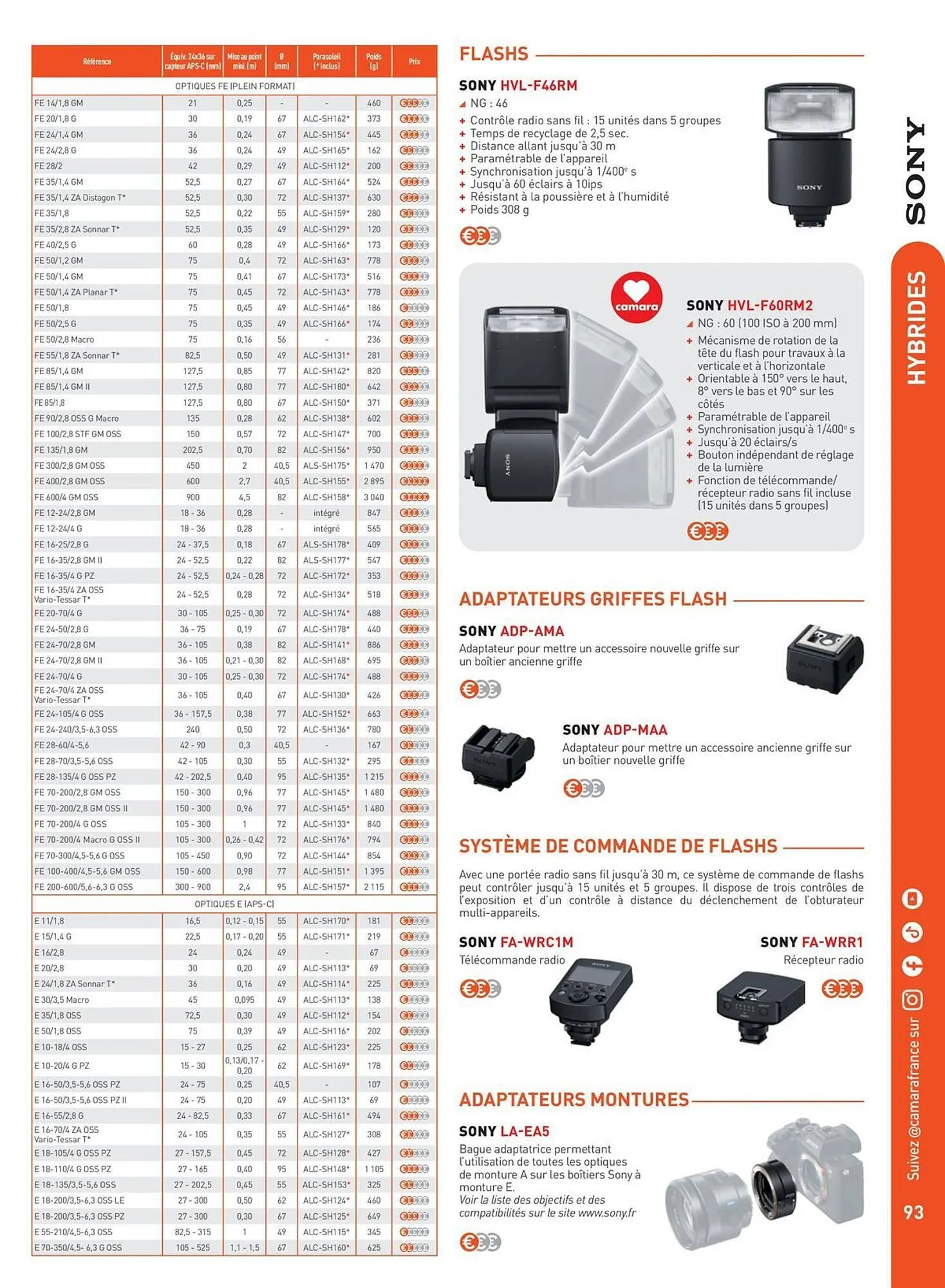 Catalogue Camara du 2 juillet au 31 décembre 2025 - Catalogue page 93