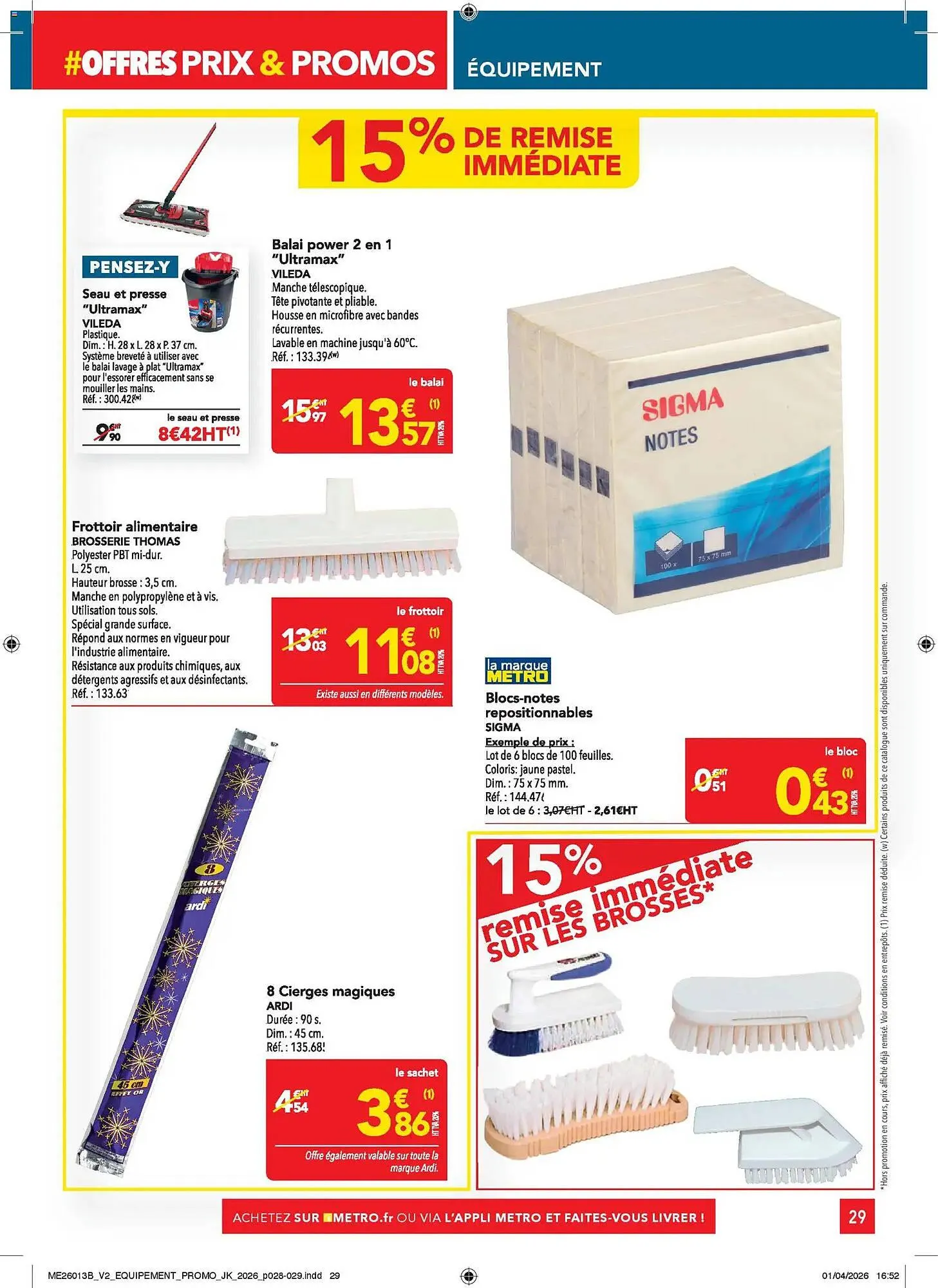 Catalogue METRO du 23 avril au 20 mai 2026 - Catalogue page 29