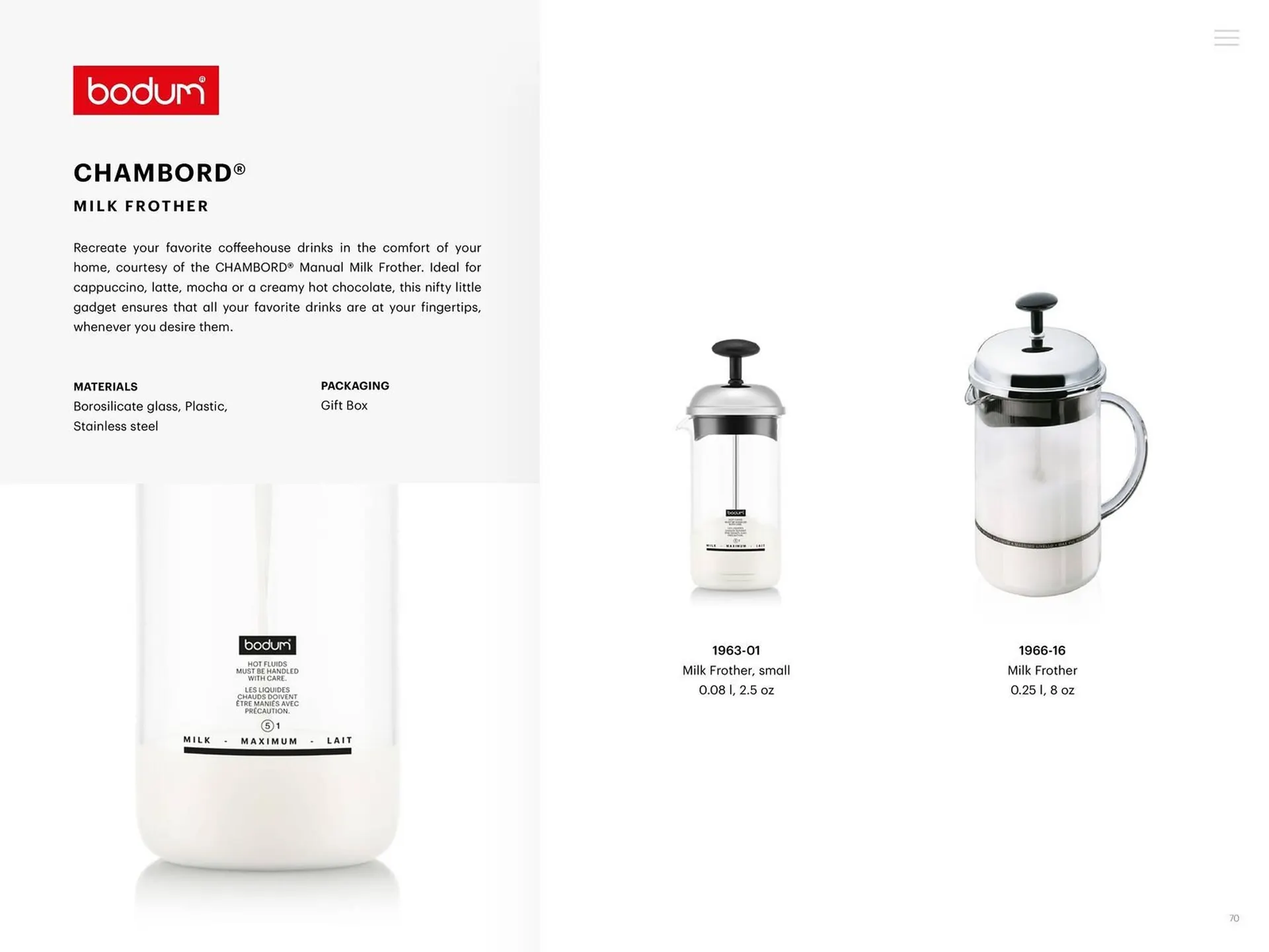 Catalogue Bodum du 25 mars au 31 décembre 2025 - Catalogue page 70