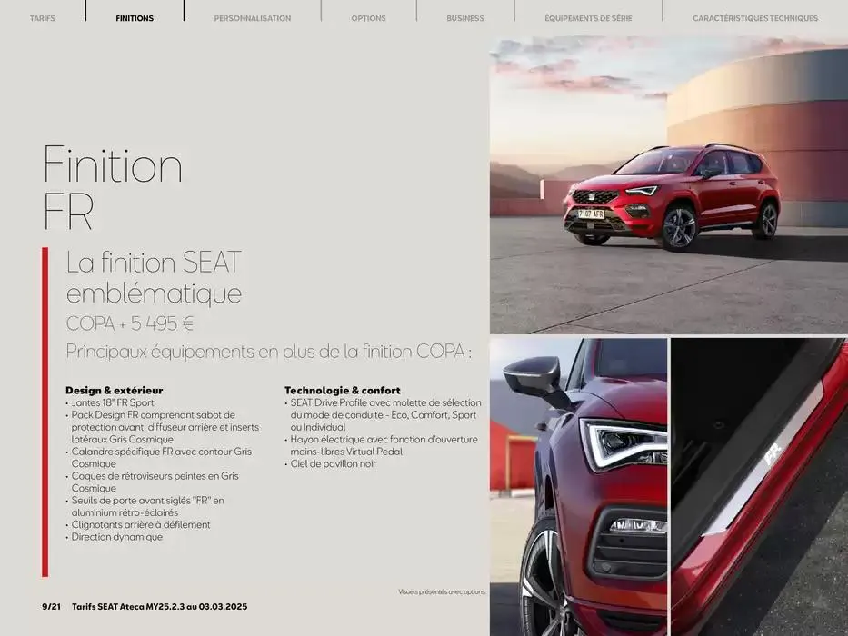 SEAT Ateca du 5 mars au 5 mars 2026 - Catalogue page 9