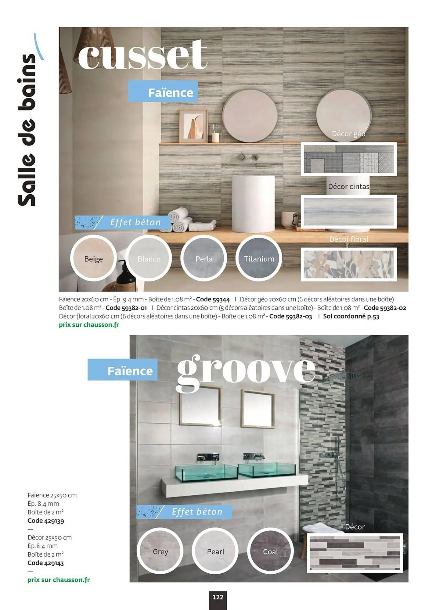 Catalogue Chausson Matériaux du 12 septembre au 31 décembre 2026 - Catalogue page 124