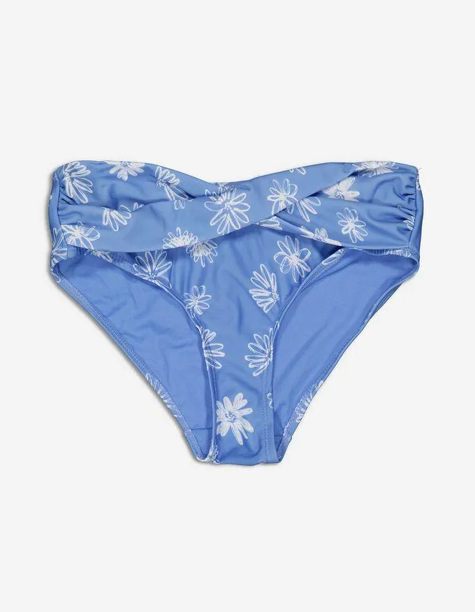Slip de bikini - Motif floral