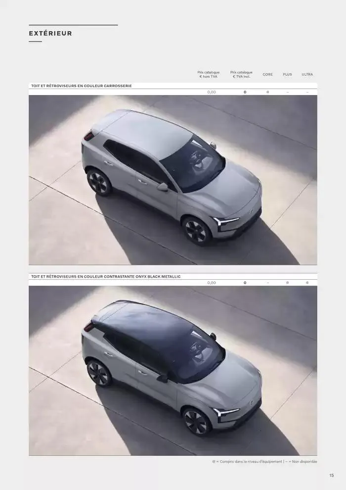 VOLVO EX30 FULLY ELECTRIC du 7 janvier au 31 décembre 2025 - Catalogue page 15