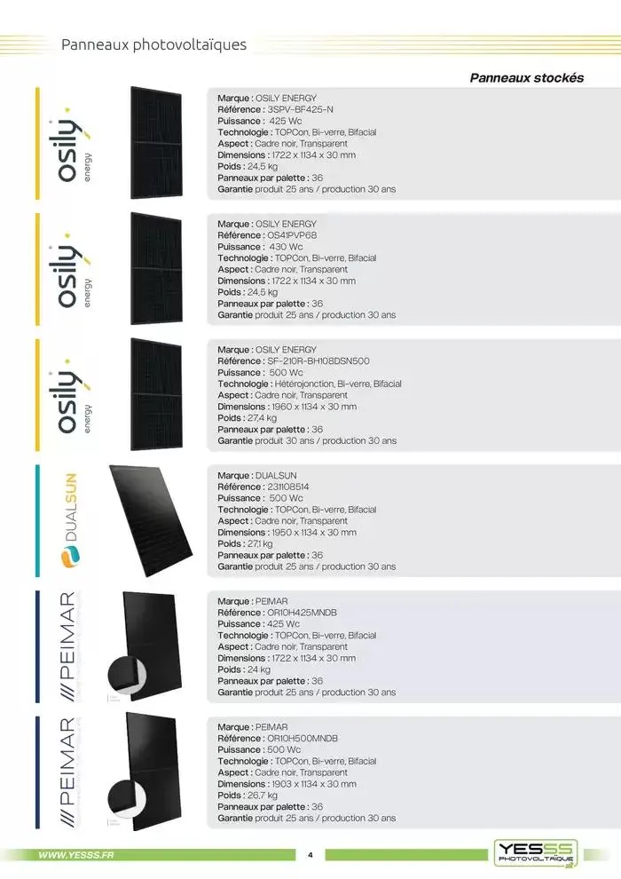 Catalogue Photovoltaique 2025 du 4 mars au 31 décembre 2025 - Catalogue page 6