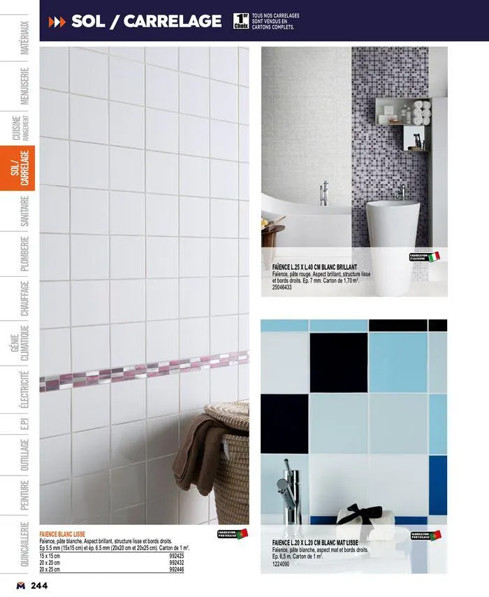 Guide produits 2024 du 15 mars au 31 décembre 2024 - Catalogue page 244