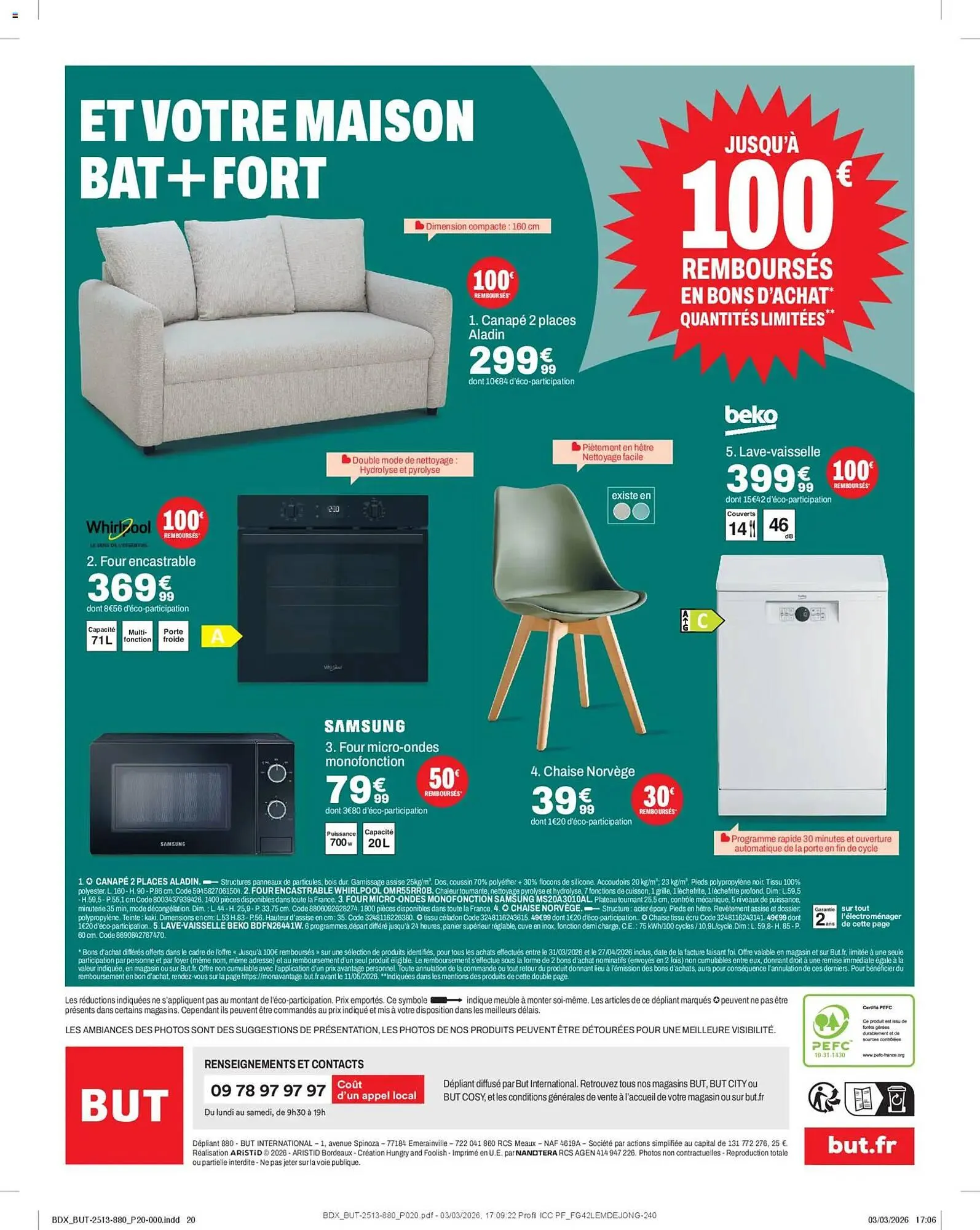Catalogue BUT du 31 mars au 27 avril 2026 - Catalogue page 20