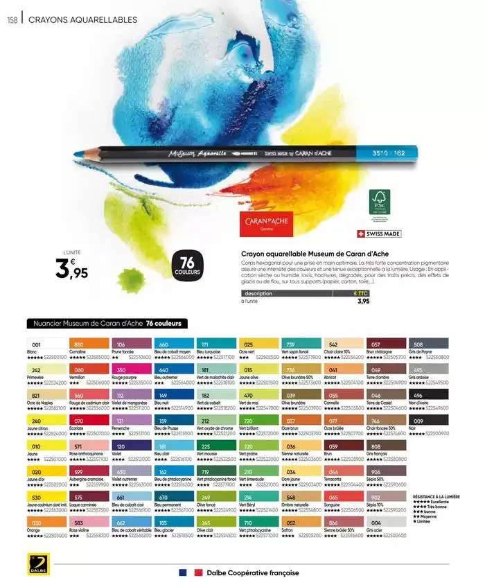 CATALOGUE DALBE 2025 du 27 janvier au 31 décembre 2025 - Catalogue page 160