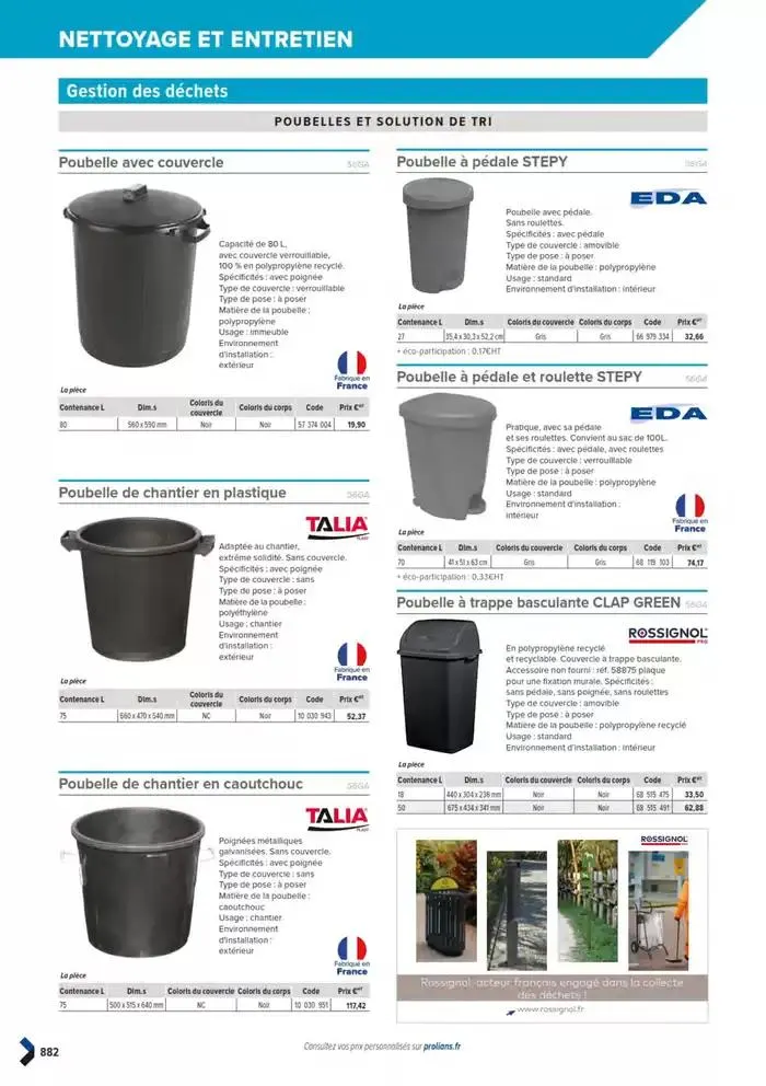 Catalogue général du 11 mars au 31 décembre 2025 - Catalogue page 884