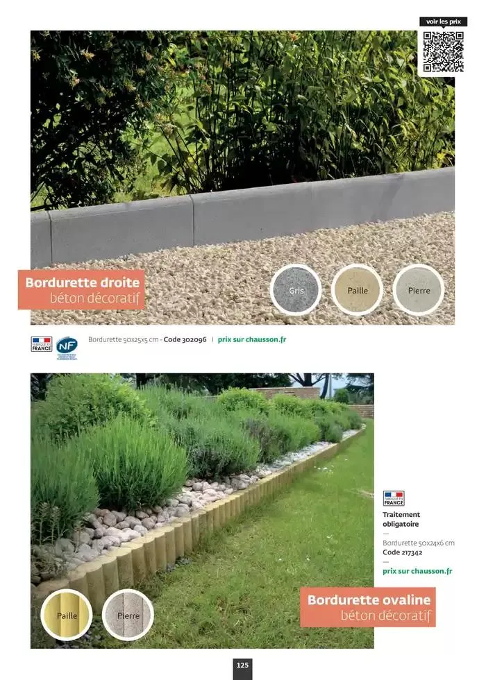 Aménagez votre extérieur SAISON 2025 du 1 janvier au 31 décembre 2025 - Catalogue page 127