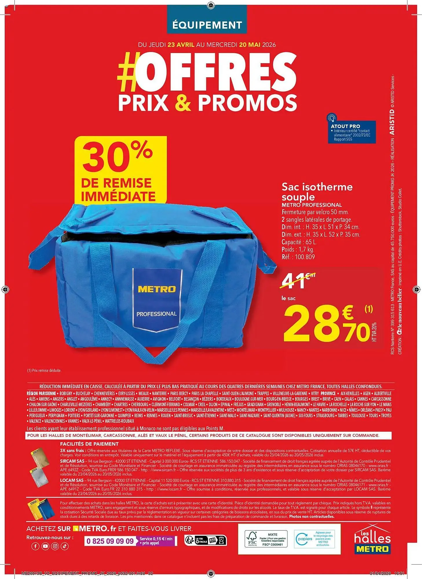Catalogue METRO du 23 avril au 20 mai 2026 - Catalogue page 32