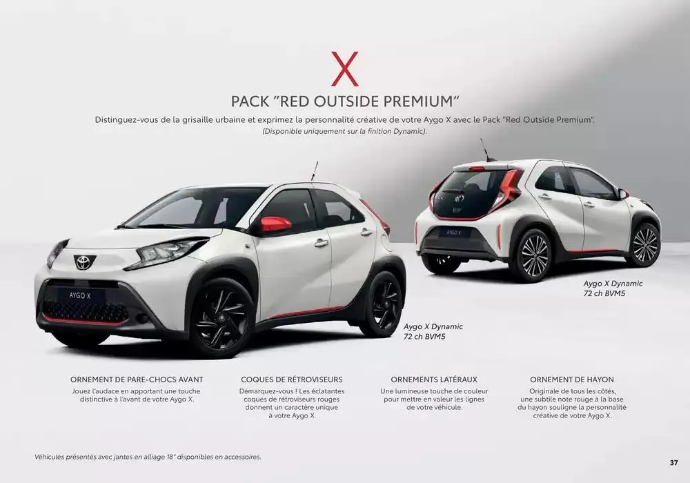 Toyota Aygo X du 6 novembre au 6 novembre 2025 - Catalogue page 37